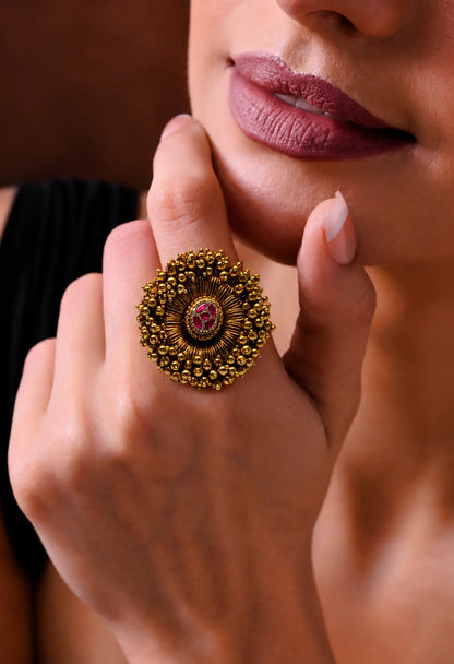 Ruby Radiance Ring