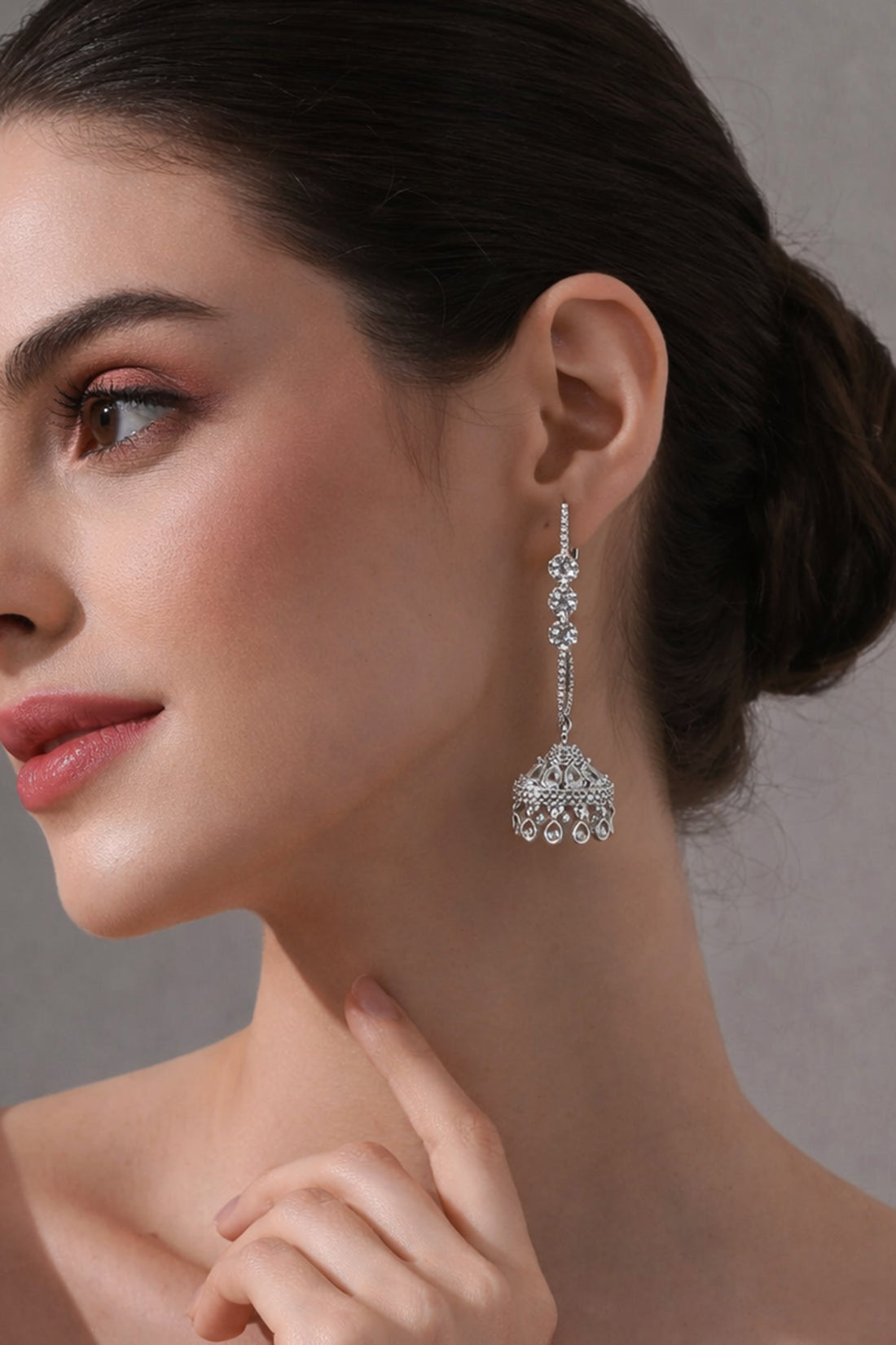 Alishba Hoop Jhumka Earrings