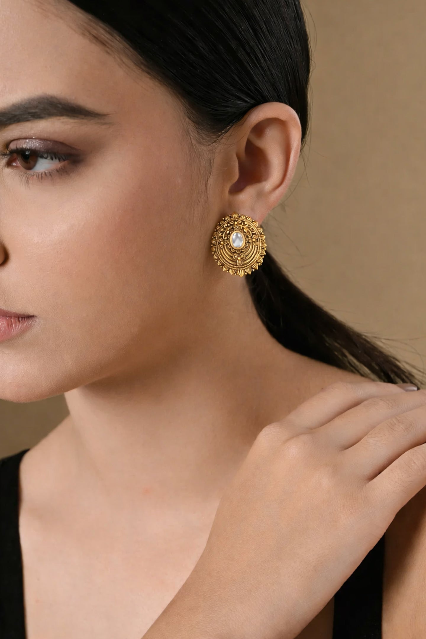 Antique Aura Studs