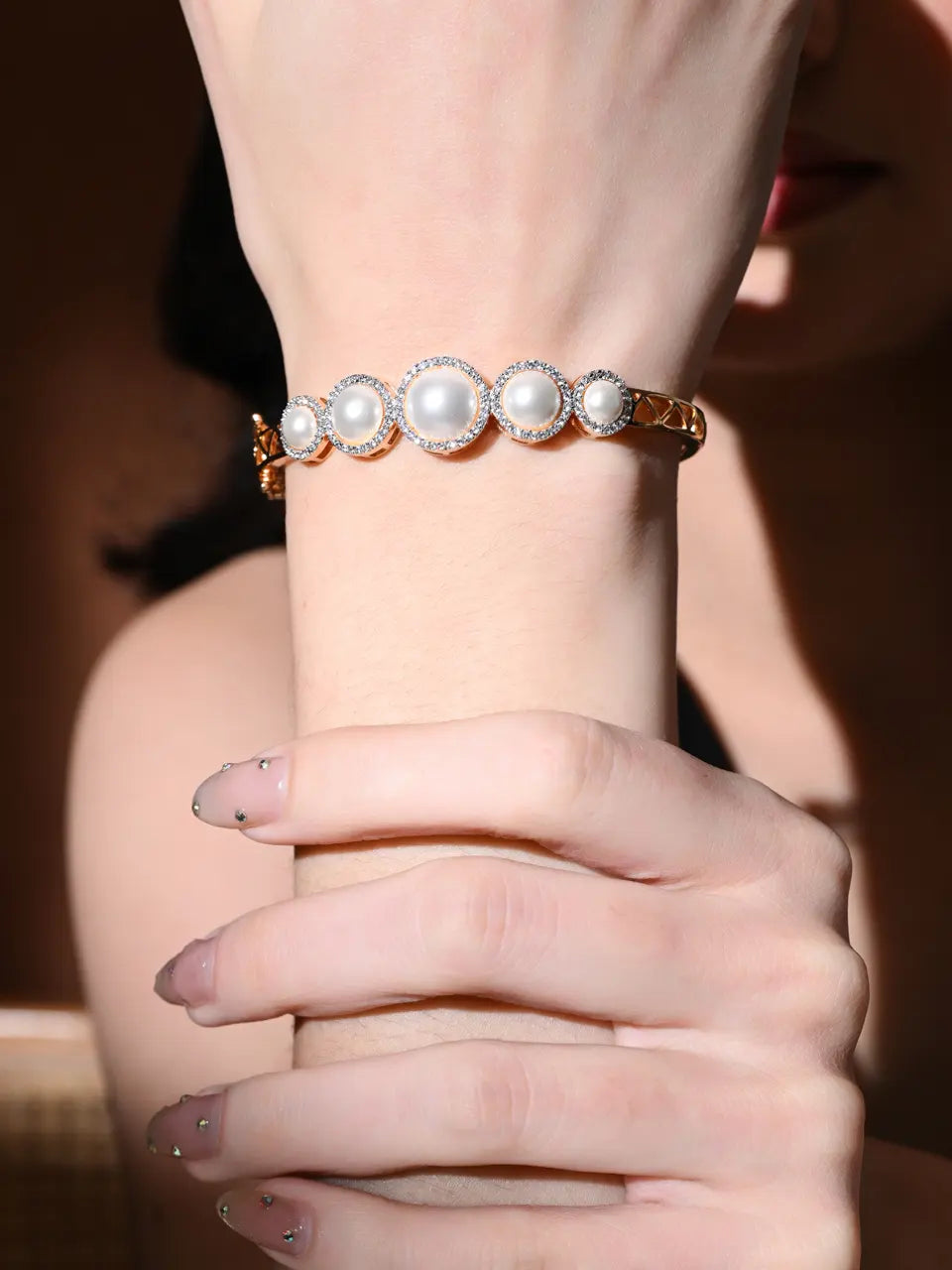 Pearl Halo Bracelet