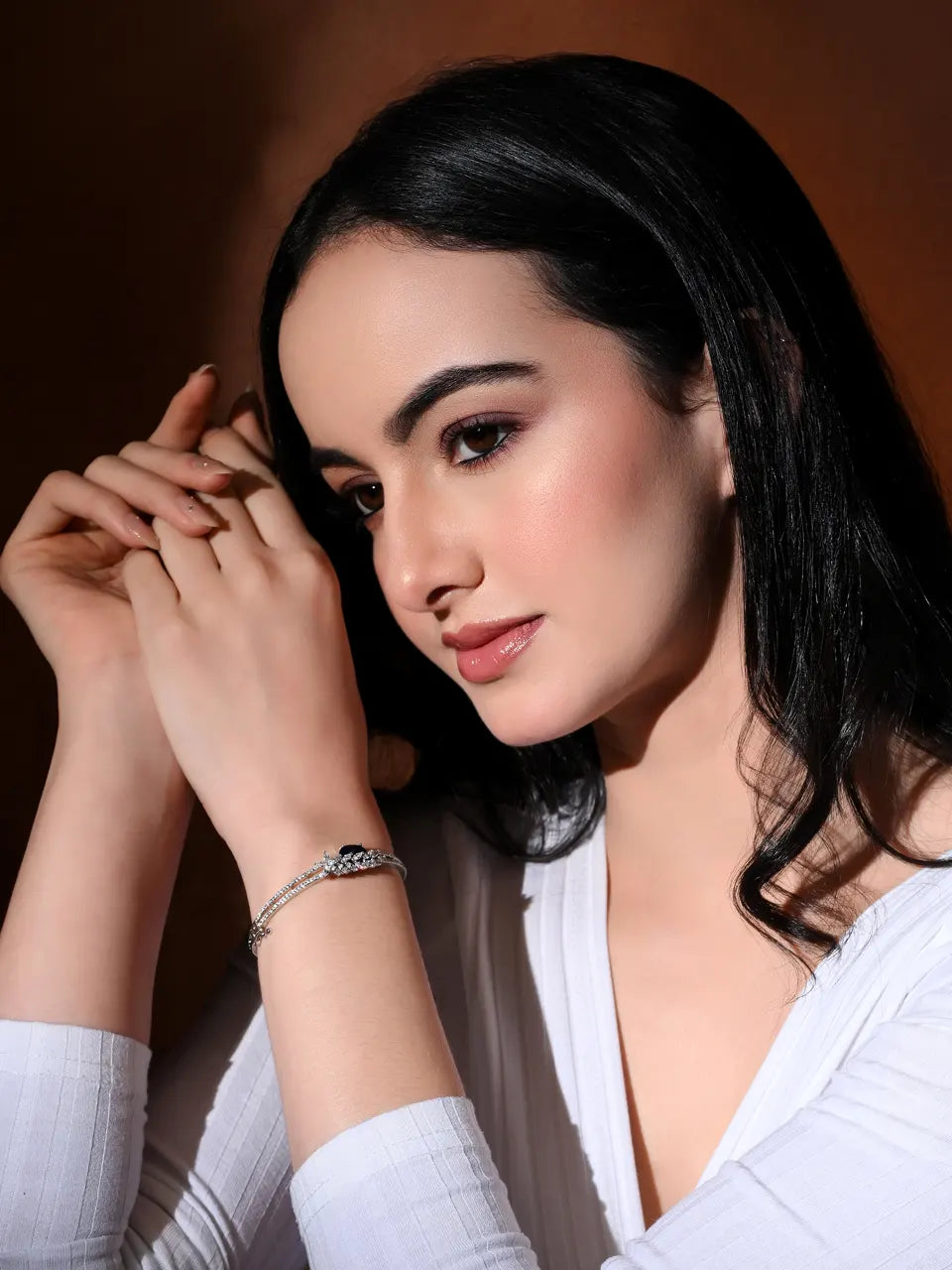 Sapphire Bloom Bracelet