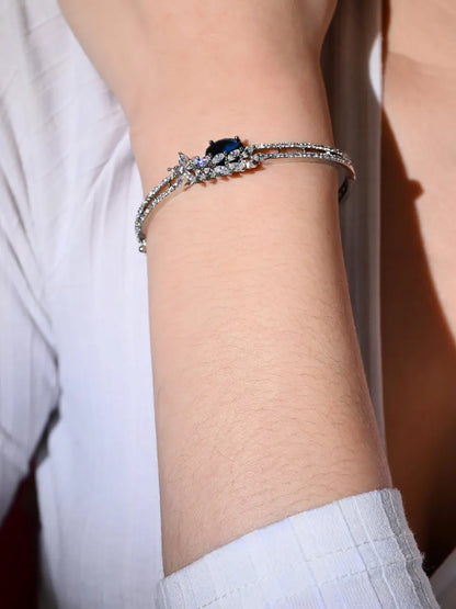 Sapphire Bloom Bracelet
