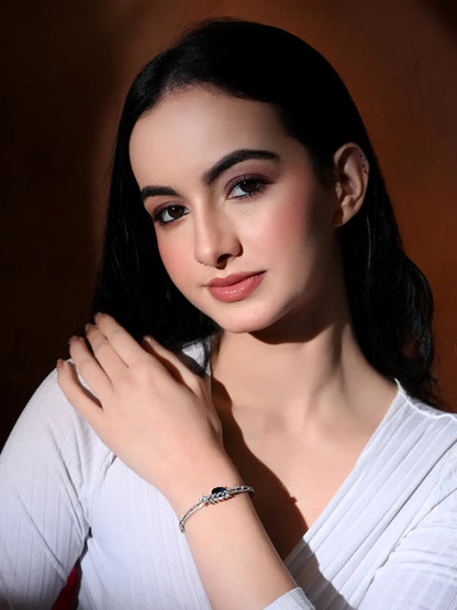 Sapphire Bloom Bracelet