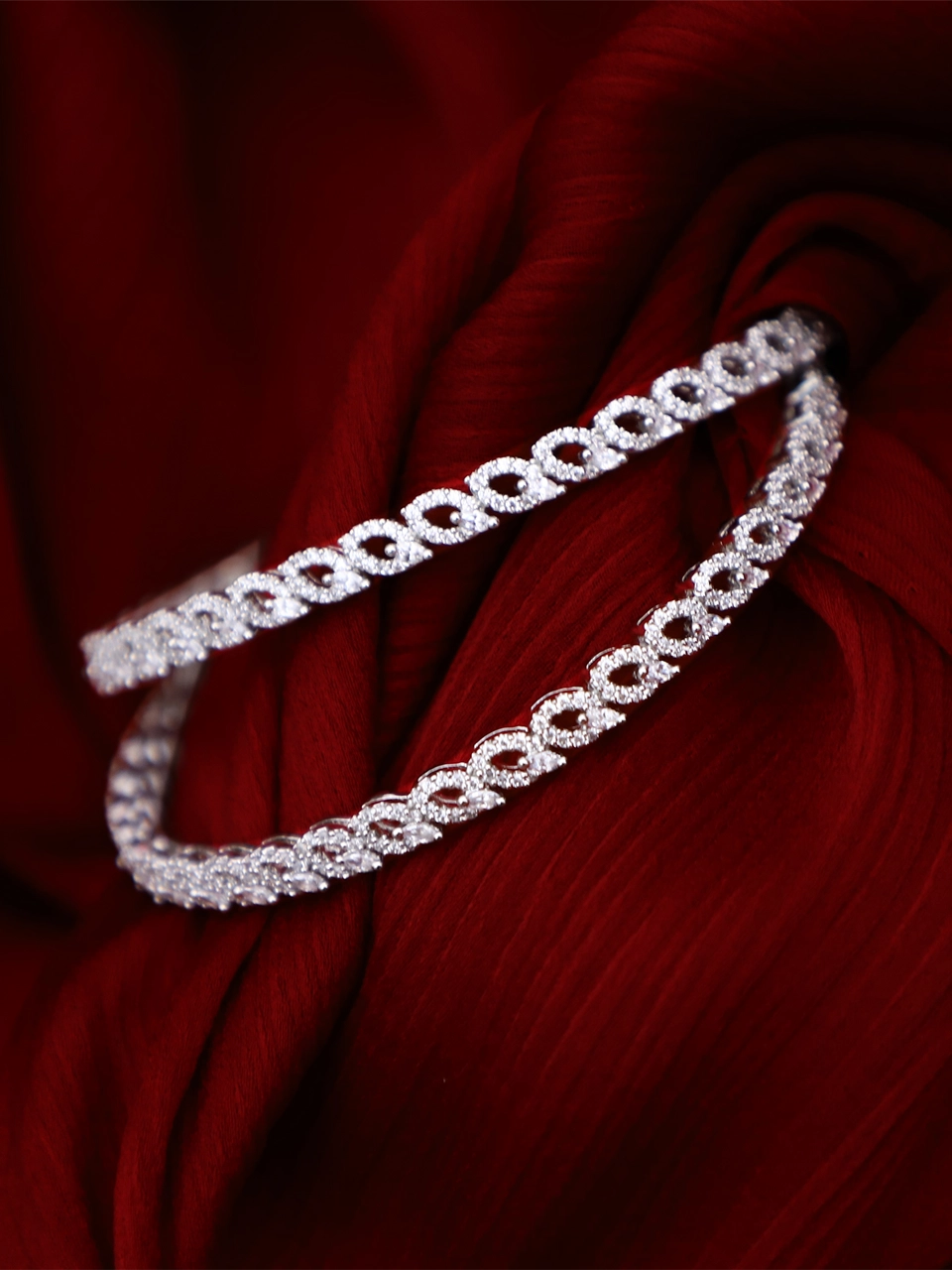Diamond Elegance Bangles