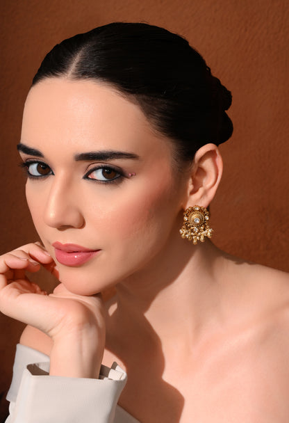 Royal Pearl Bloom Studs