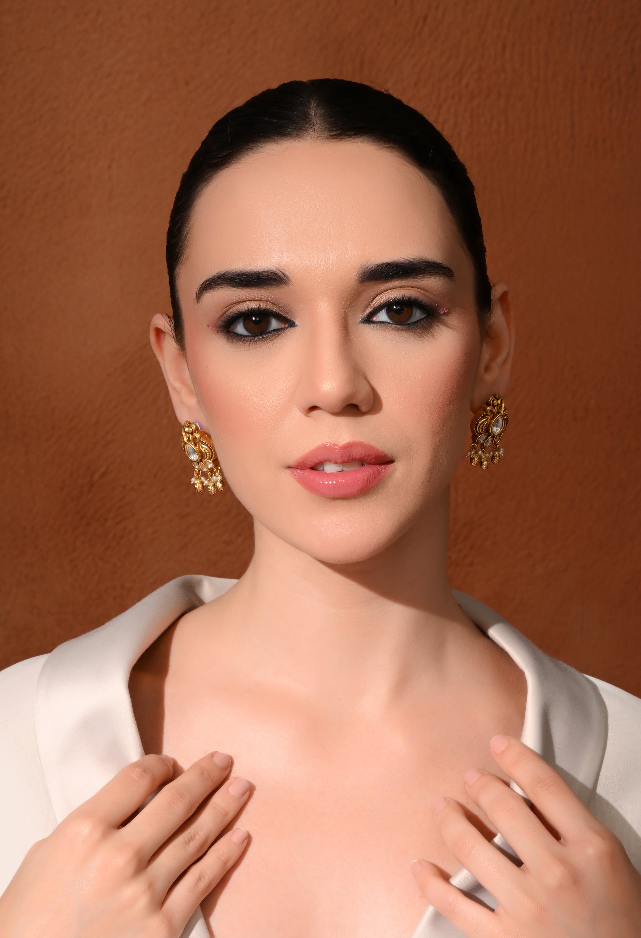 Ivory Drop Heritage Studs