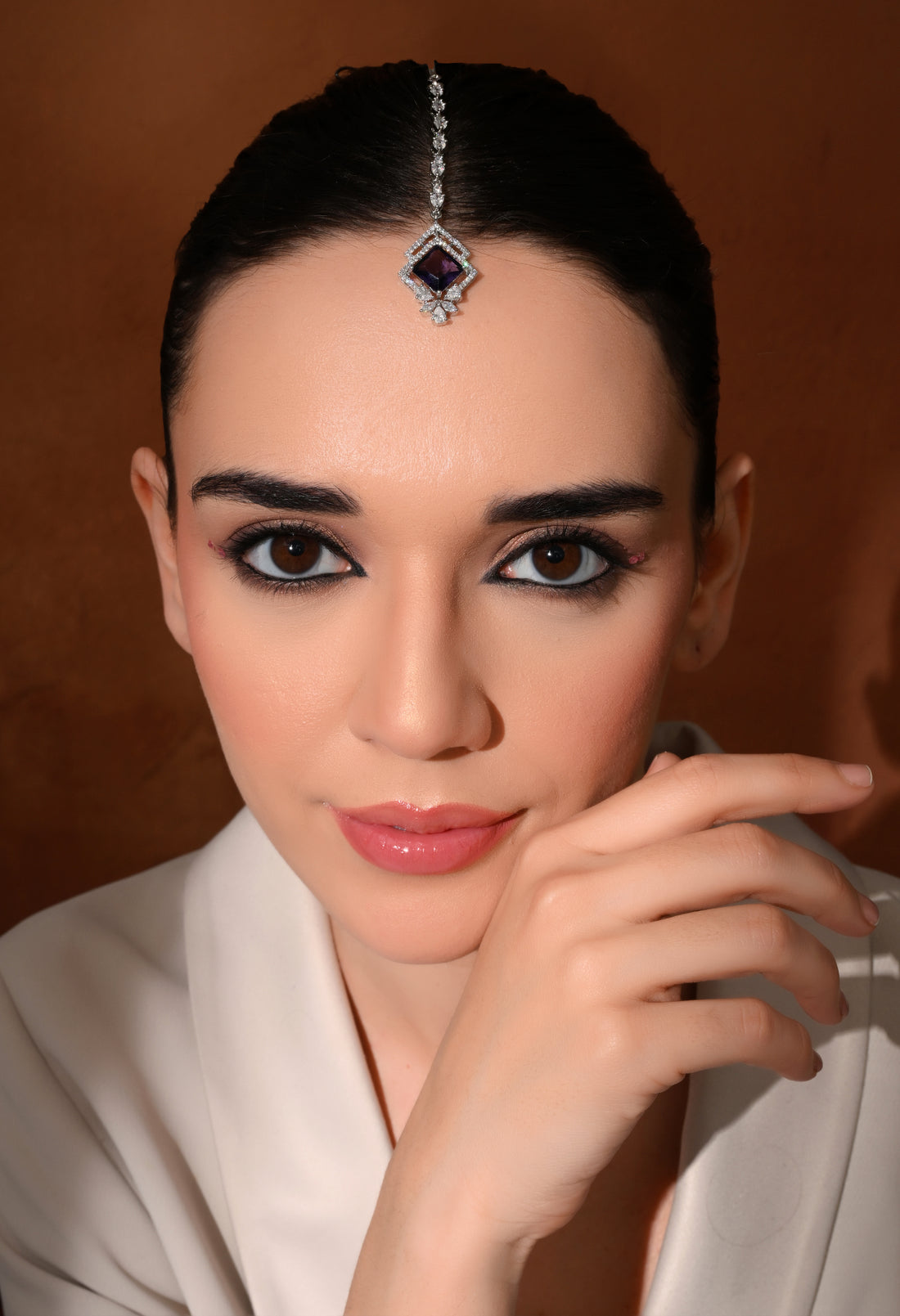 Midnight Prism Maang Tikka