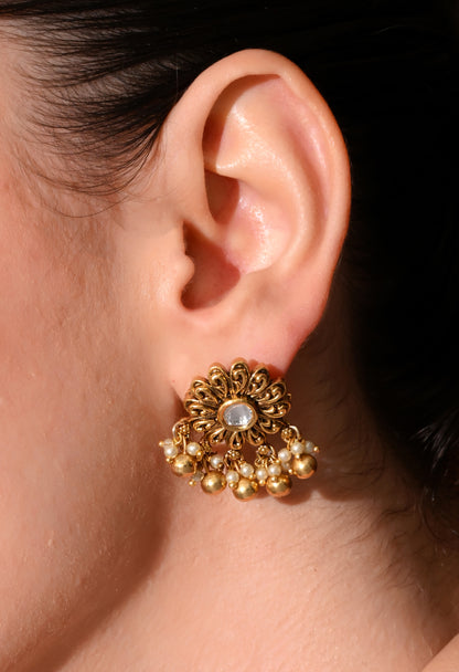 Golden Bloom Studs