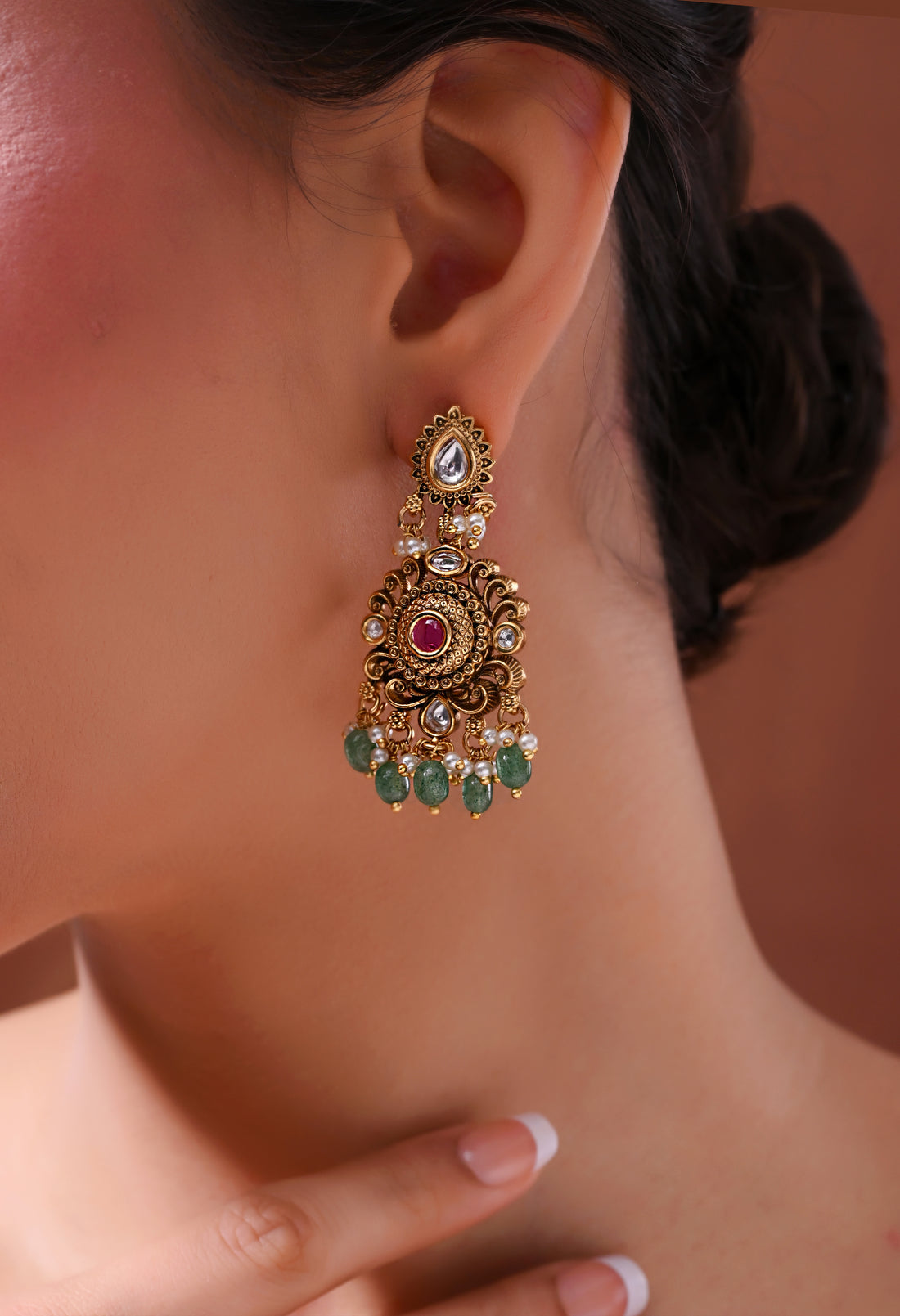 Regal Bloom Statement Earrings