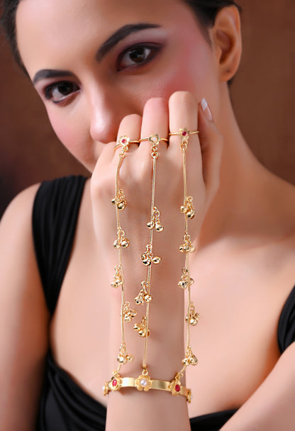 Golden Cascade Hand Harness
