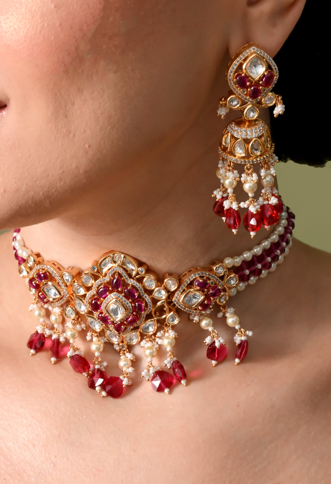 Exquisite Royal Floral Jewelry Set