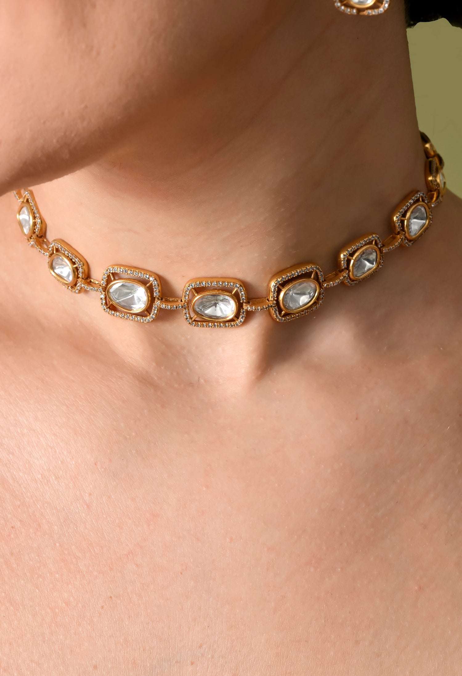 Elegant Golden Charm Jewelry Set