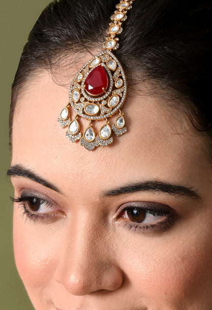 Royal Ruby Queen Bridal Set