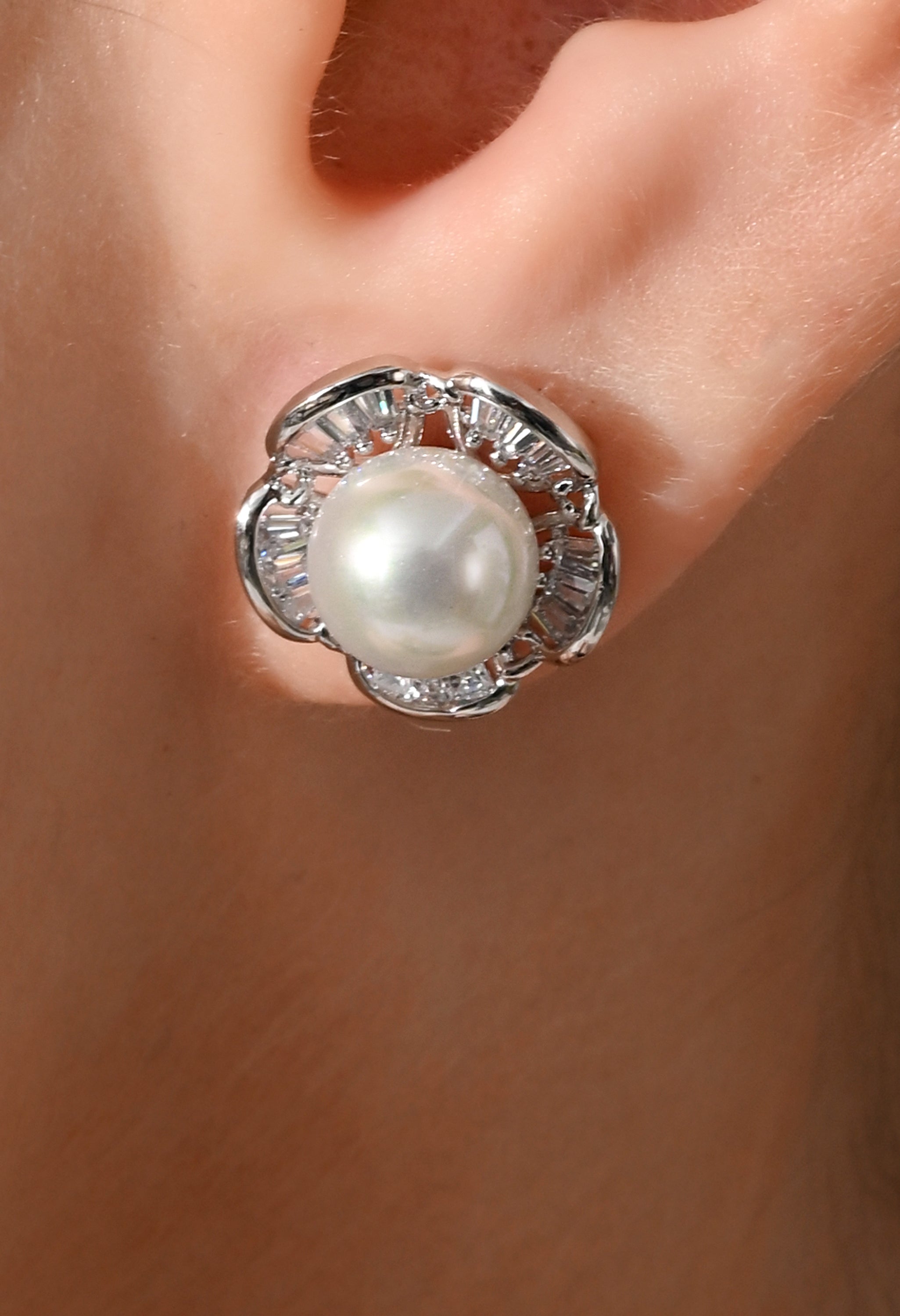 Pearl Blossom Radiance Studs