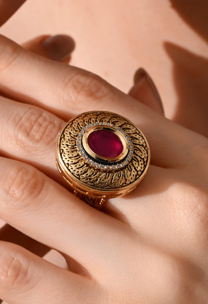 Regal Ruby Heritage Ring