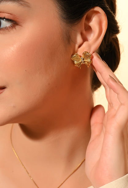 Golden Blossom Jewelry Set