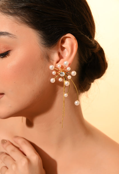 Pearl Radiance Statement Earrings