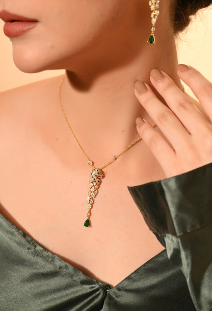 Emerald Elegance Jewelry Set