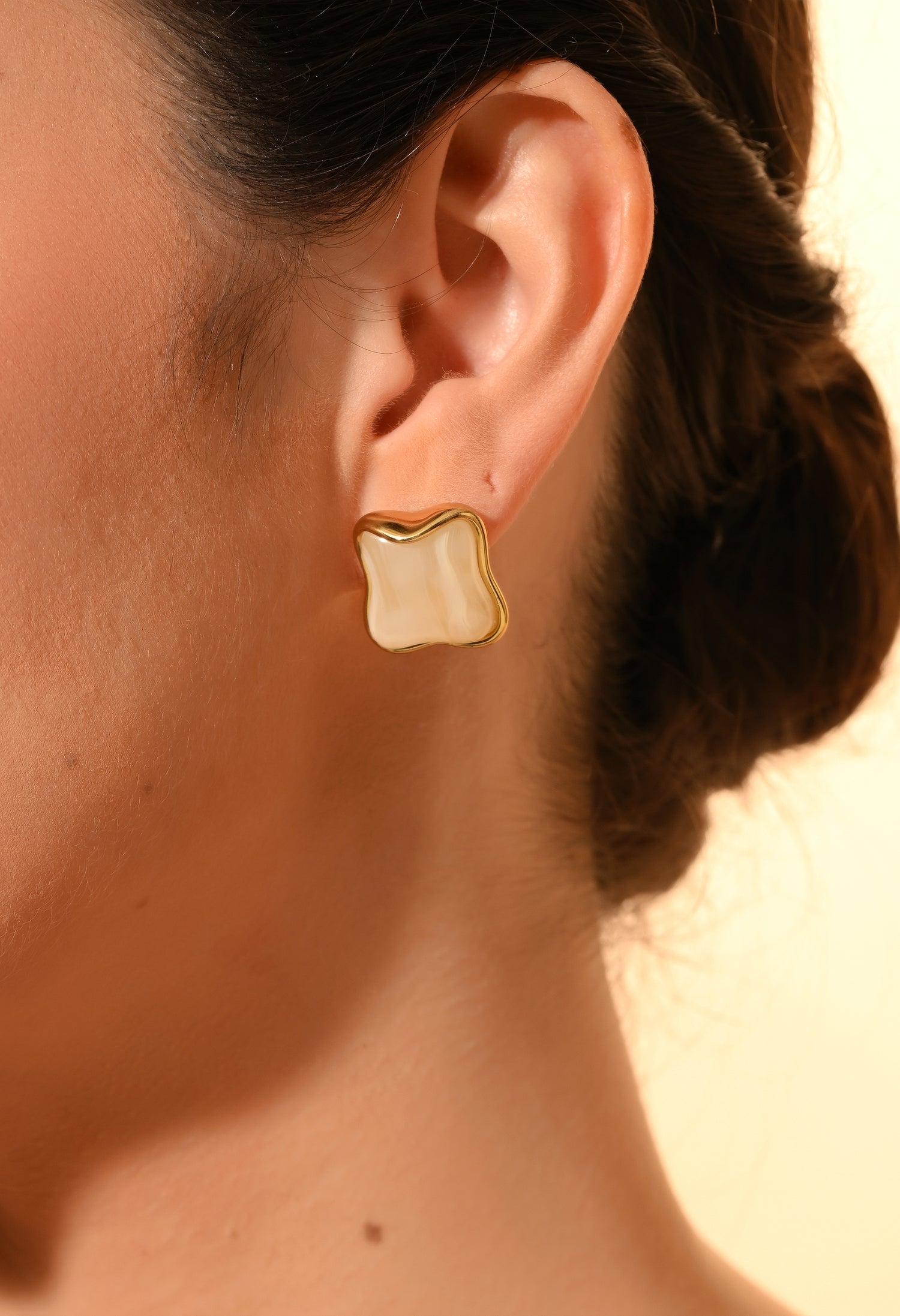 Golden Mist Shell Studs
