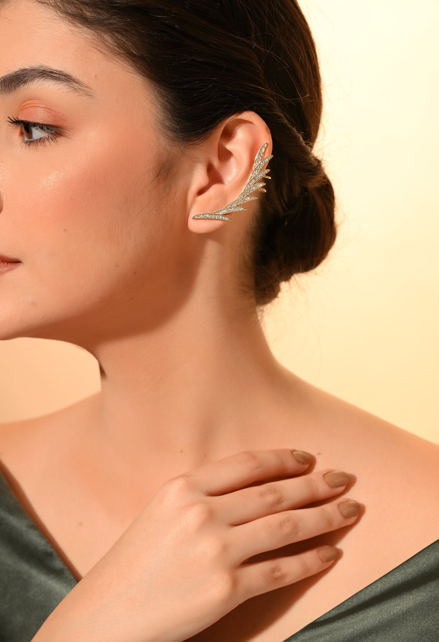 Winged Radiance Ear Cuff