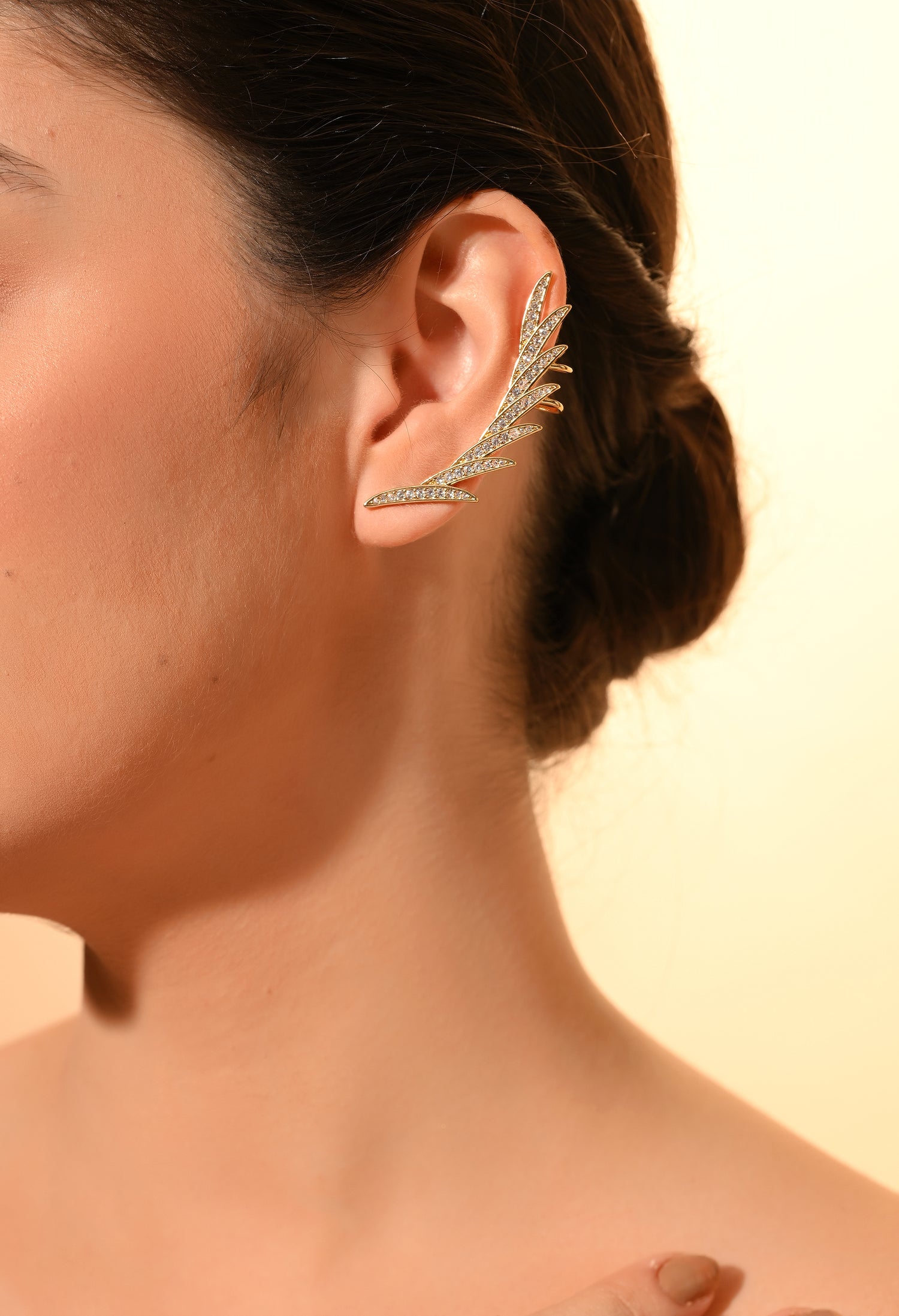 Winged Radiance Ear Cuff