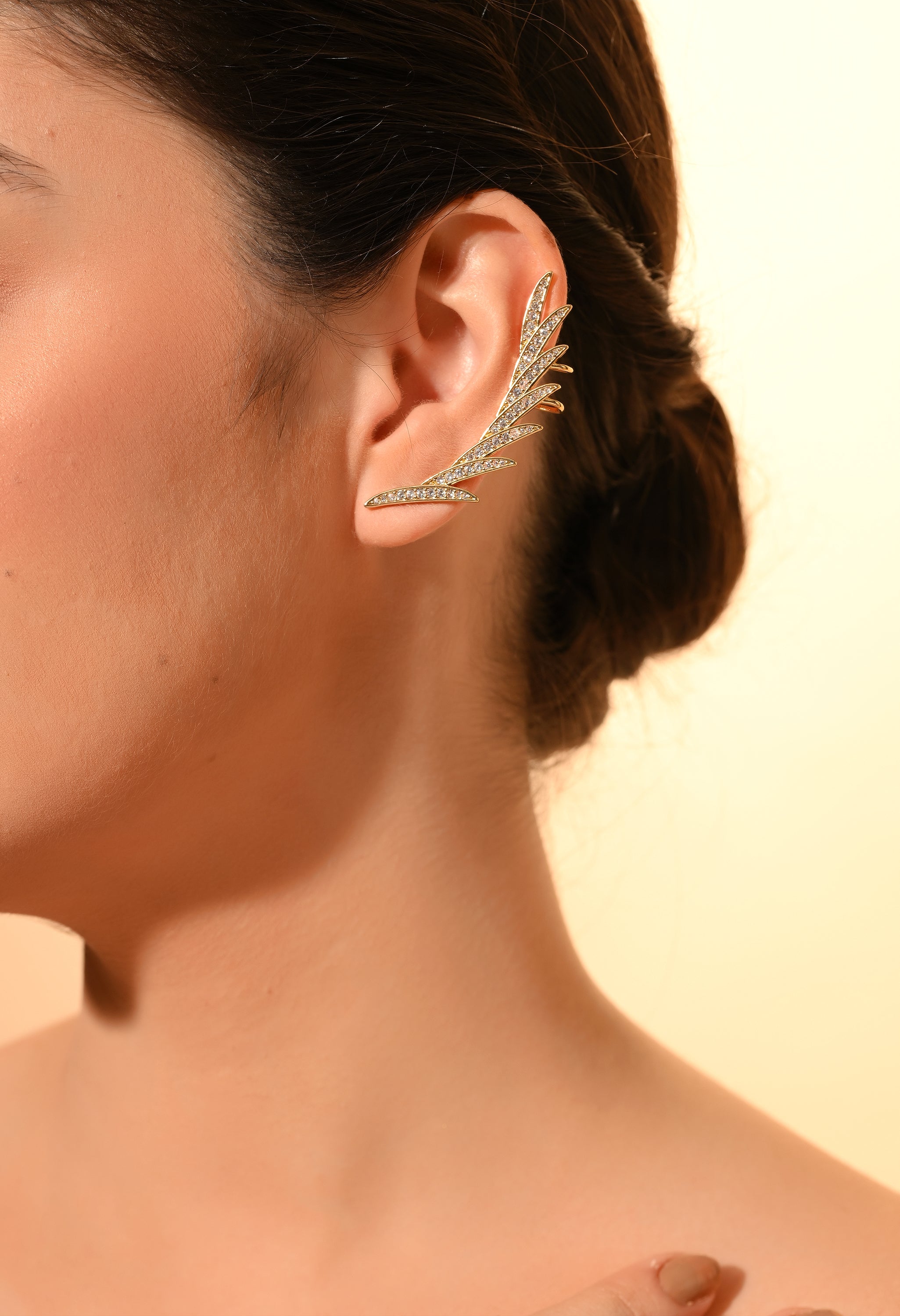 Winged Radiance Ear Cuff