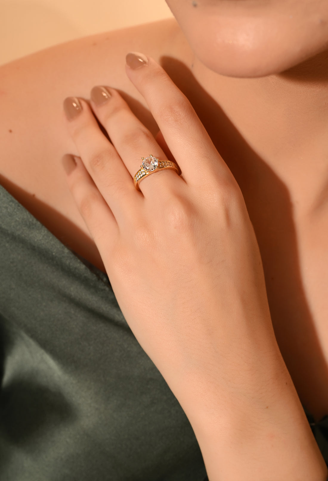 Eternal Glow Solitaire Ring