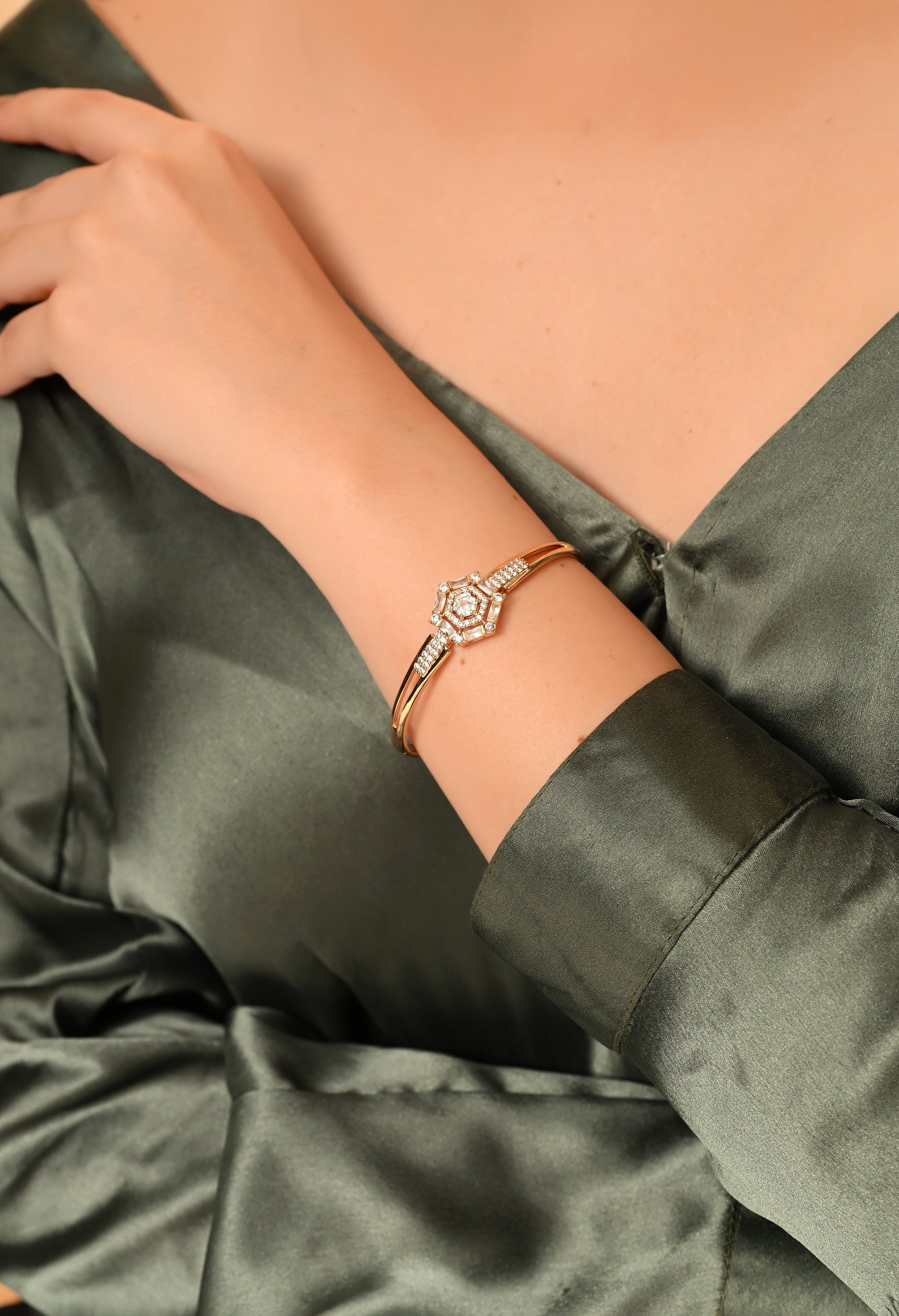 Celestial Charm Diamond Bangle