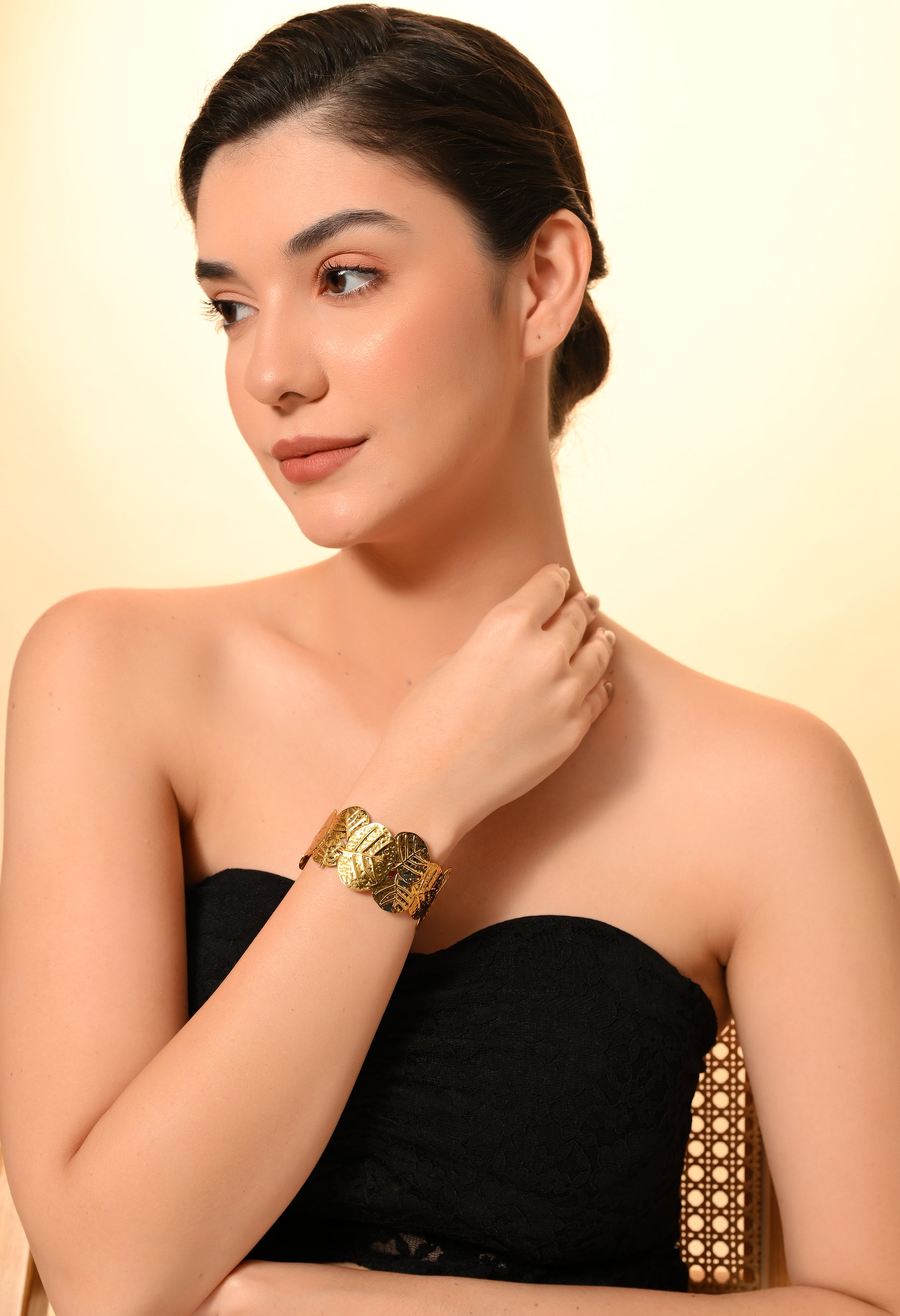 Golden Leaf Harmony Bracelet