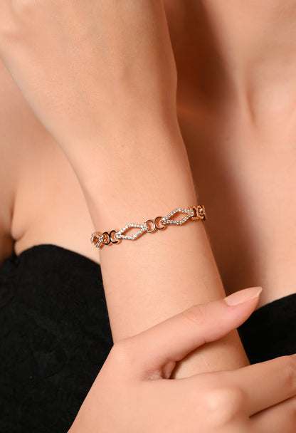 Gleaming Linked Grace Bracelet