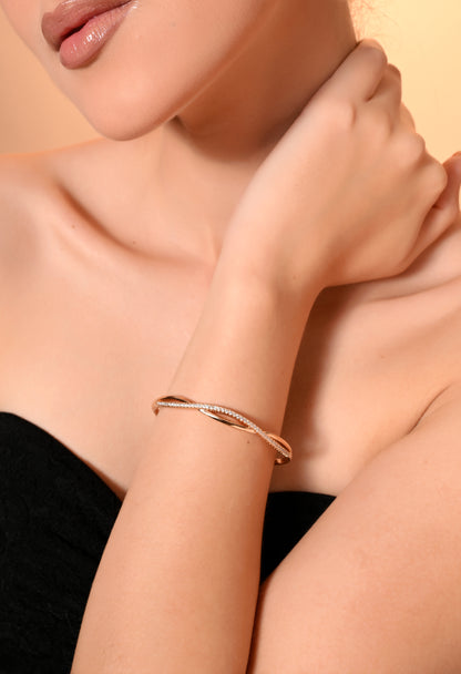 Infinity Grace Diamond Bangle