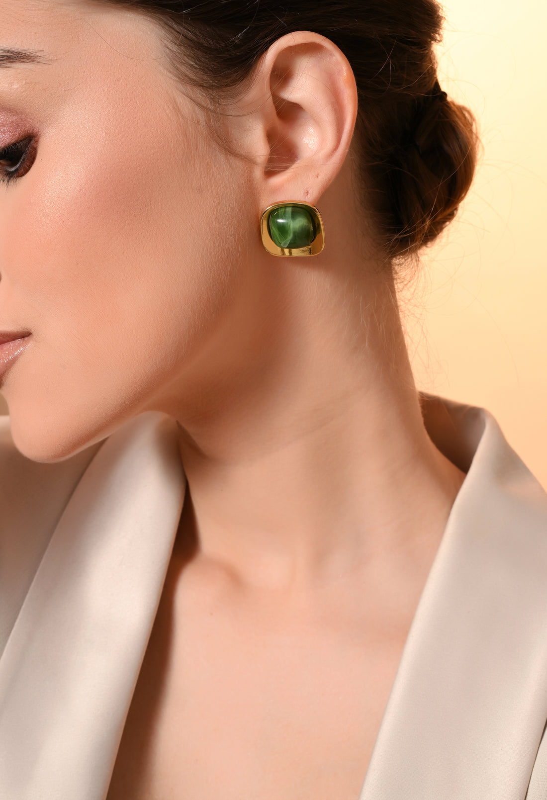 Emerald Radiance Studs