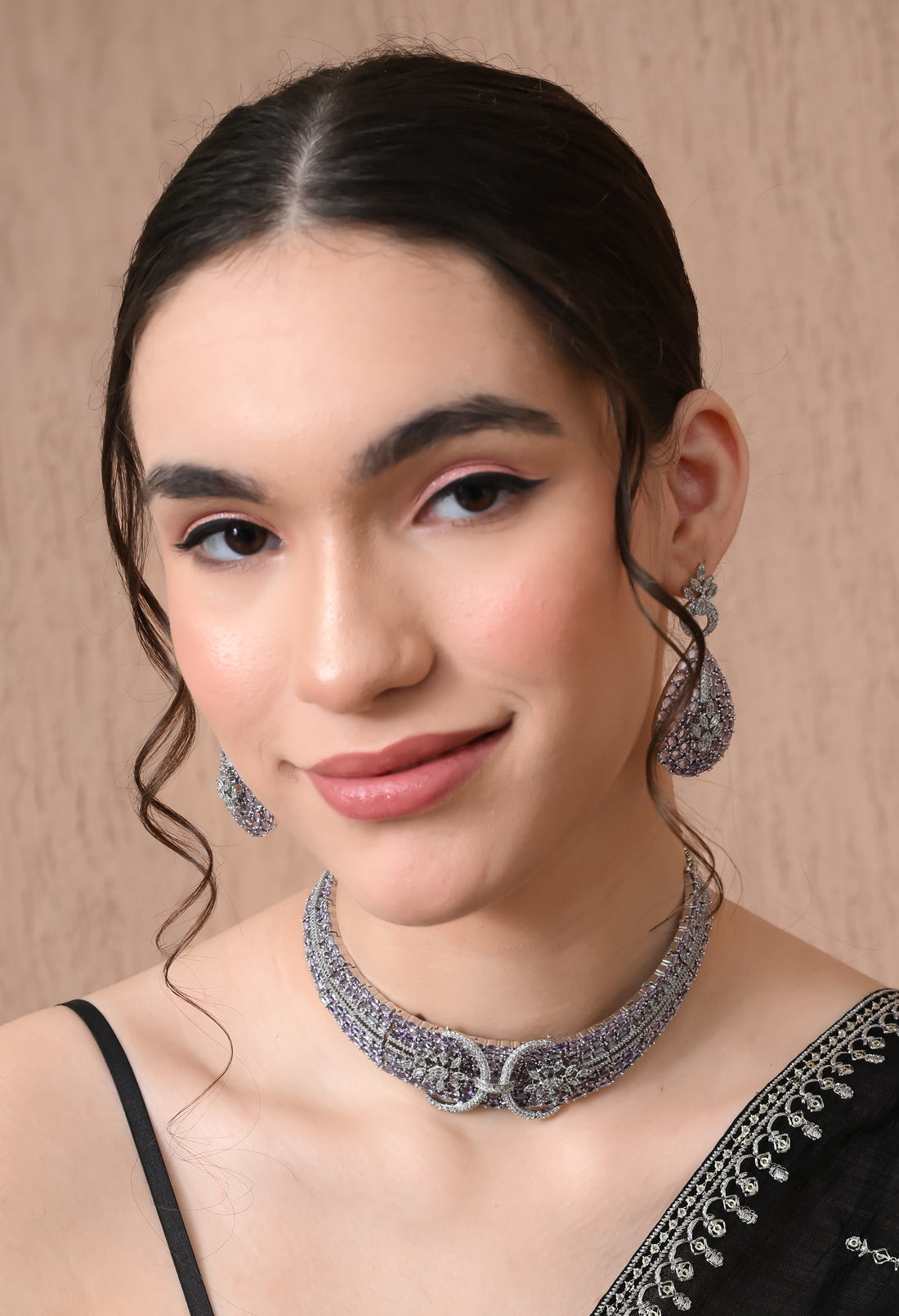 Sparkling Amethyst Choker