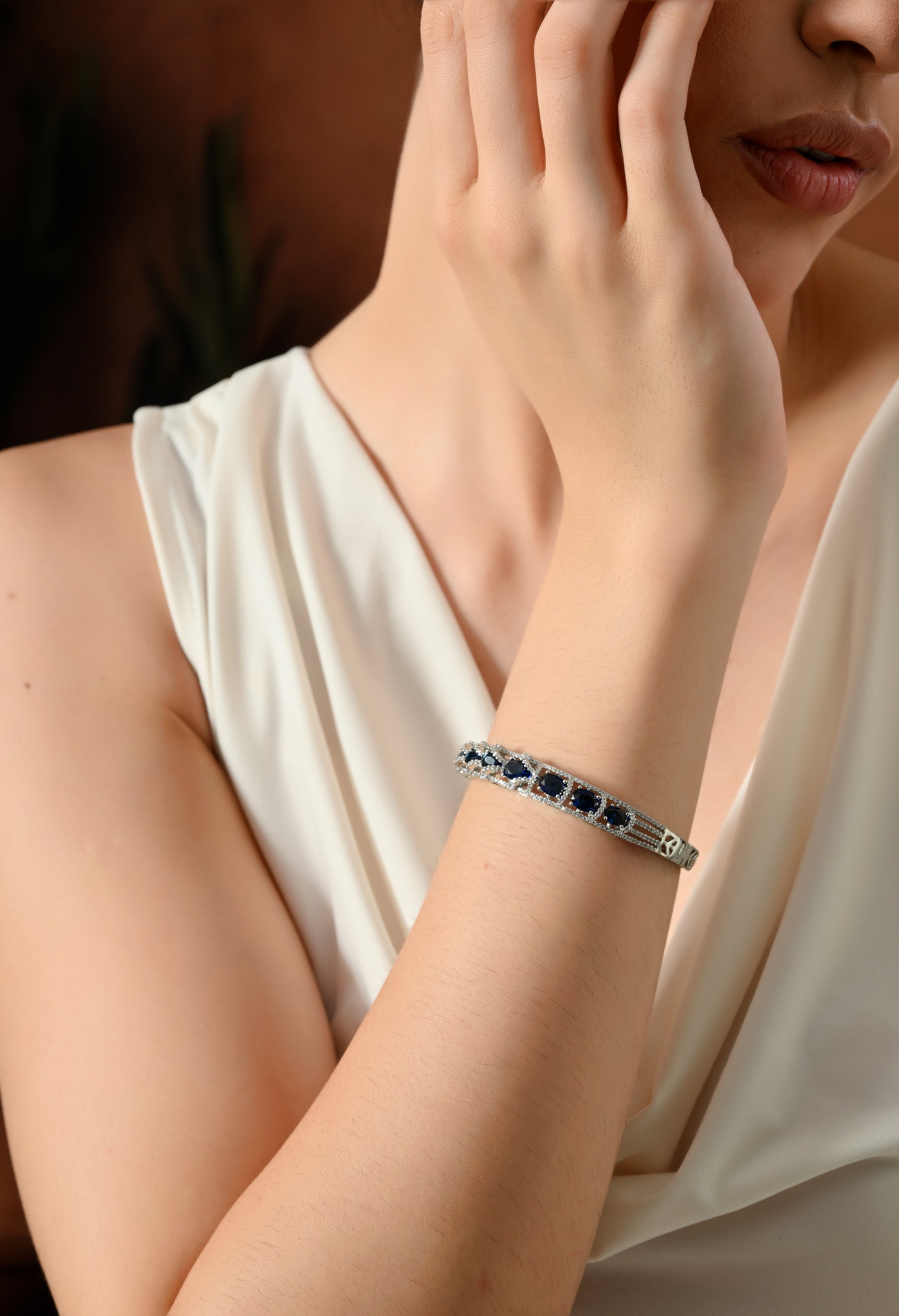 Midnight Sapphire Sparkle Bracelet