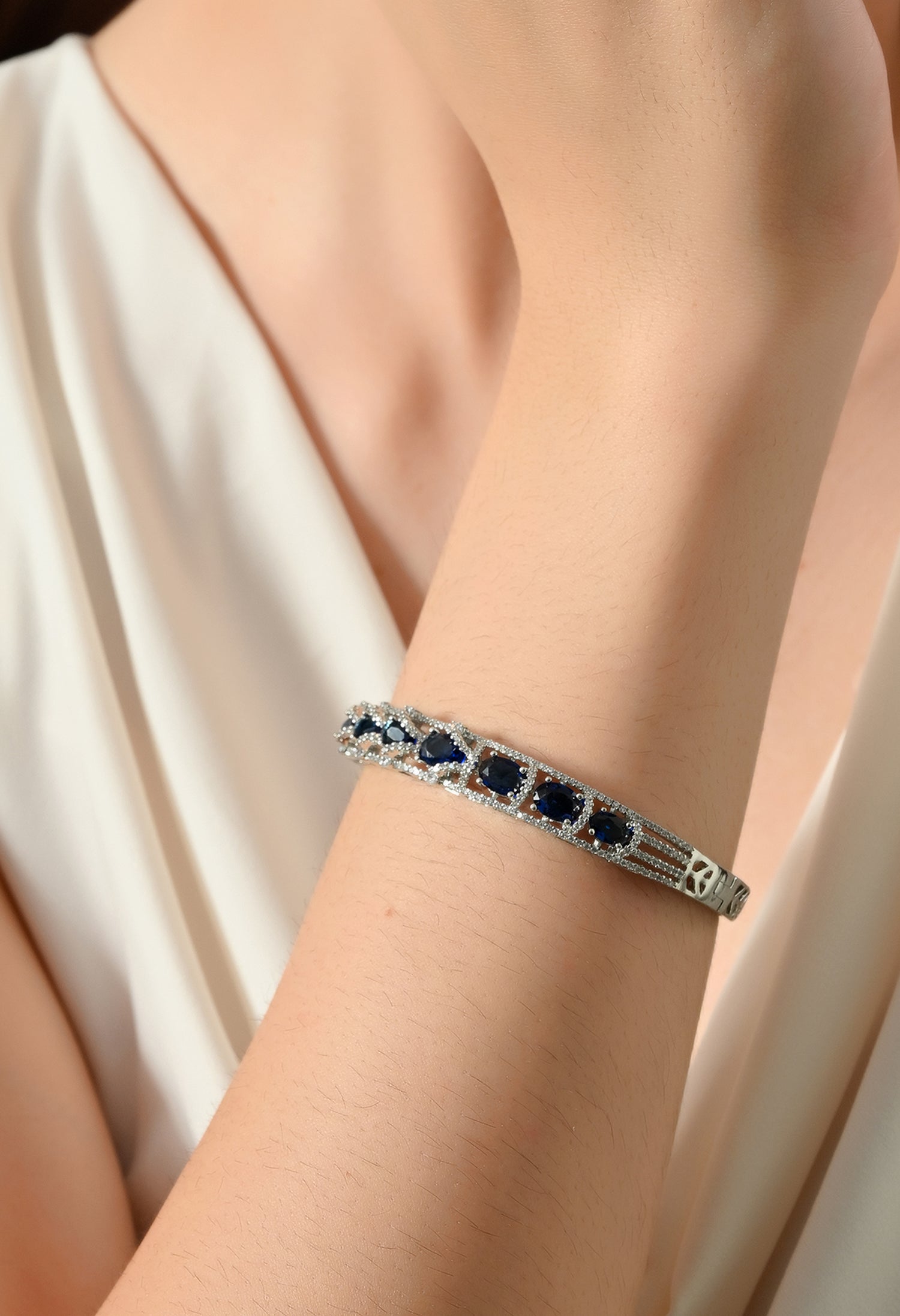 Midnight Sapphire Sparkle Bracelet