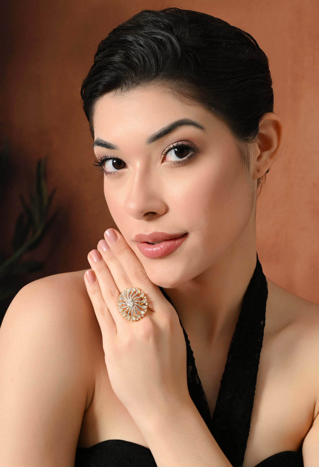 Radiant Bloom Sparkling Elegance Ring