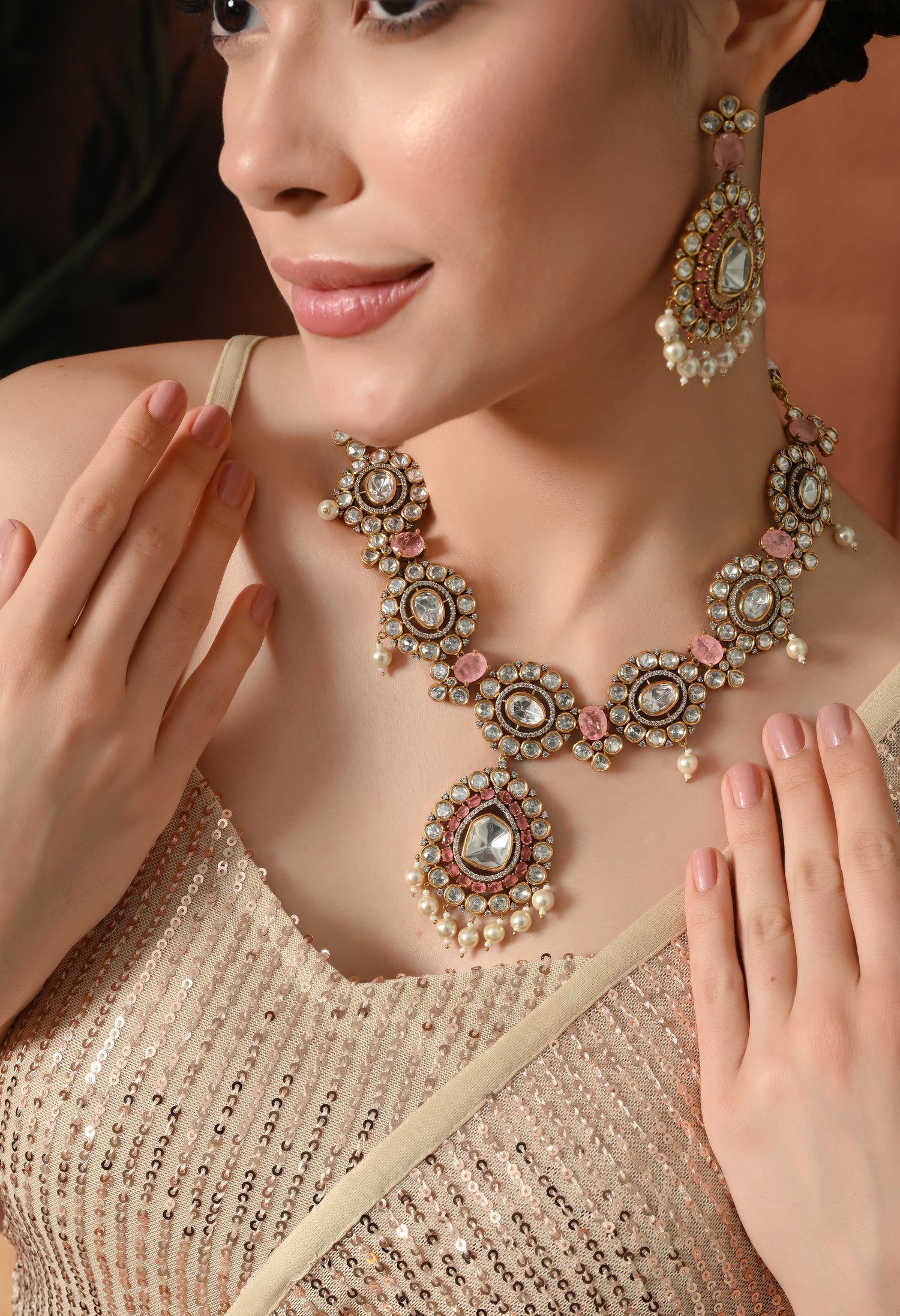 Radiant Royal Elegance Necklace Set