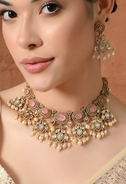 Radiant Elegant Pearl Blossom Necklace