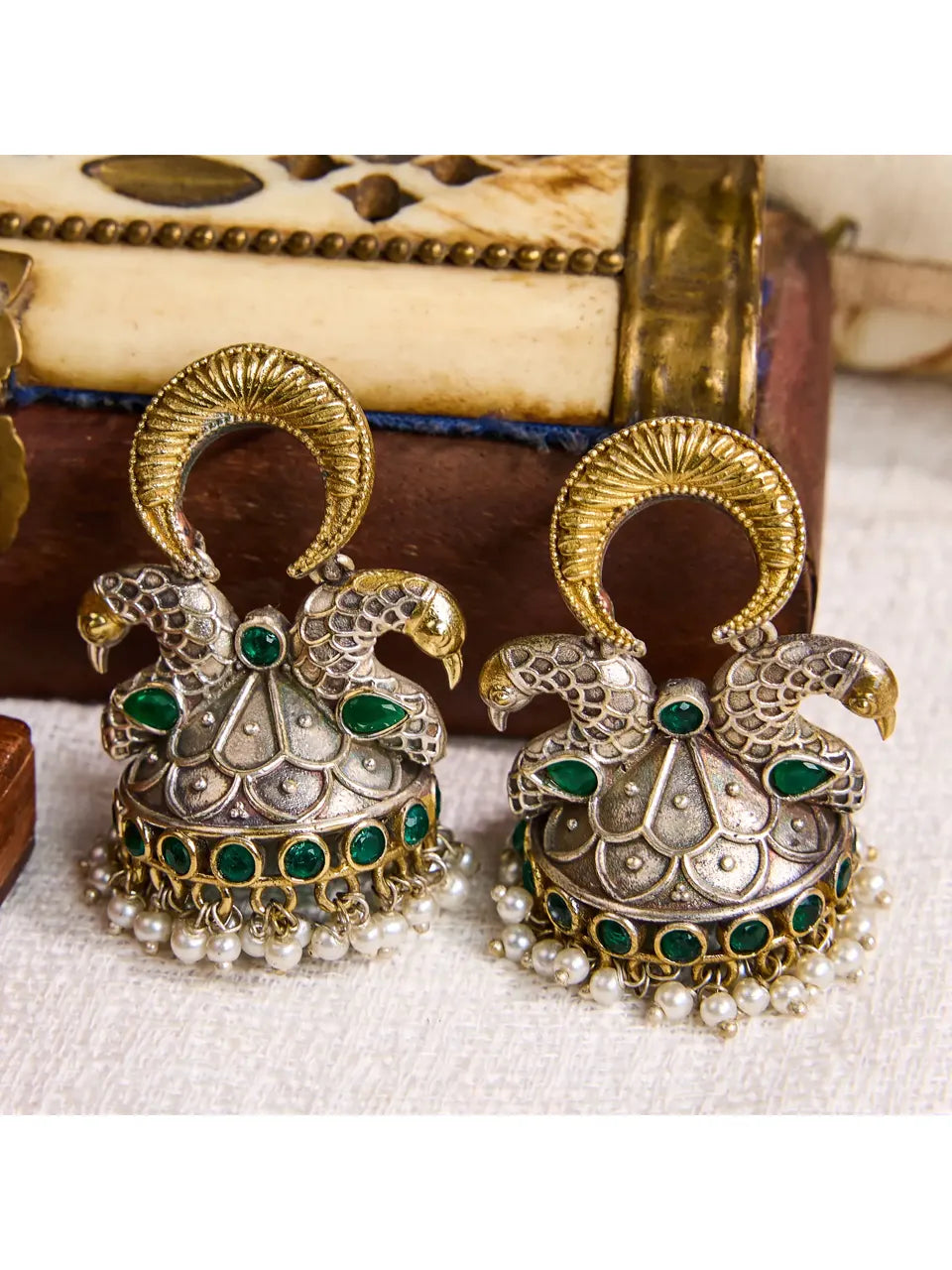 Gilded Plumage Earrings