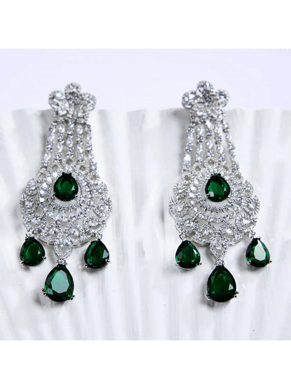 Graceful Green Elegance Earrings