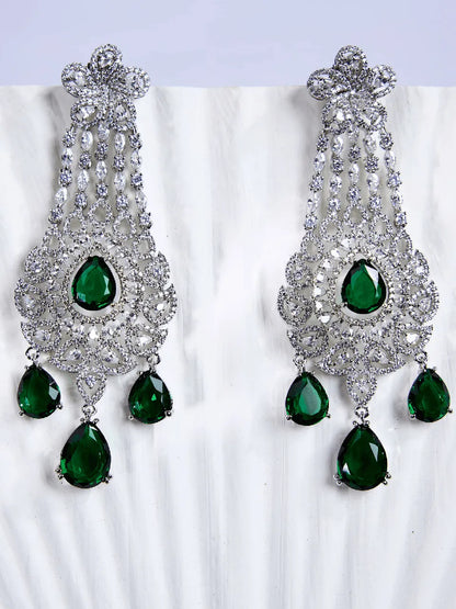 Graceful Green Elegance Earrings