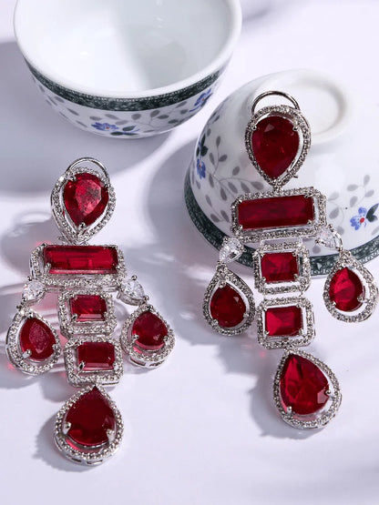 Ruby Sparkle Earrings