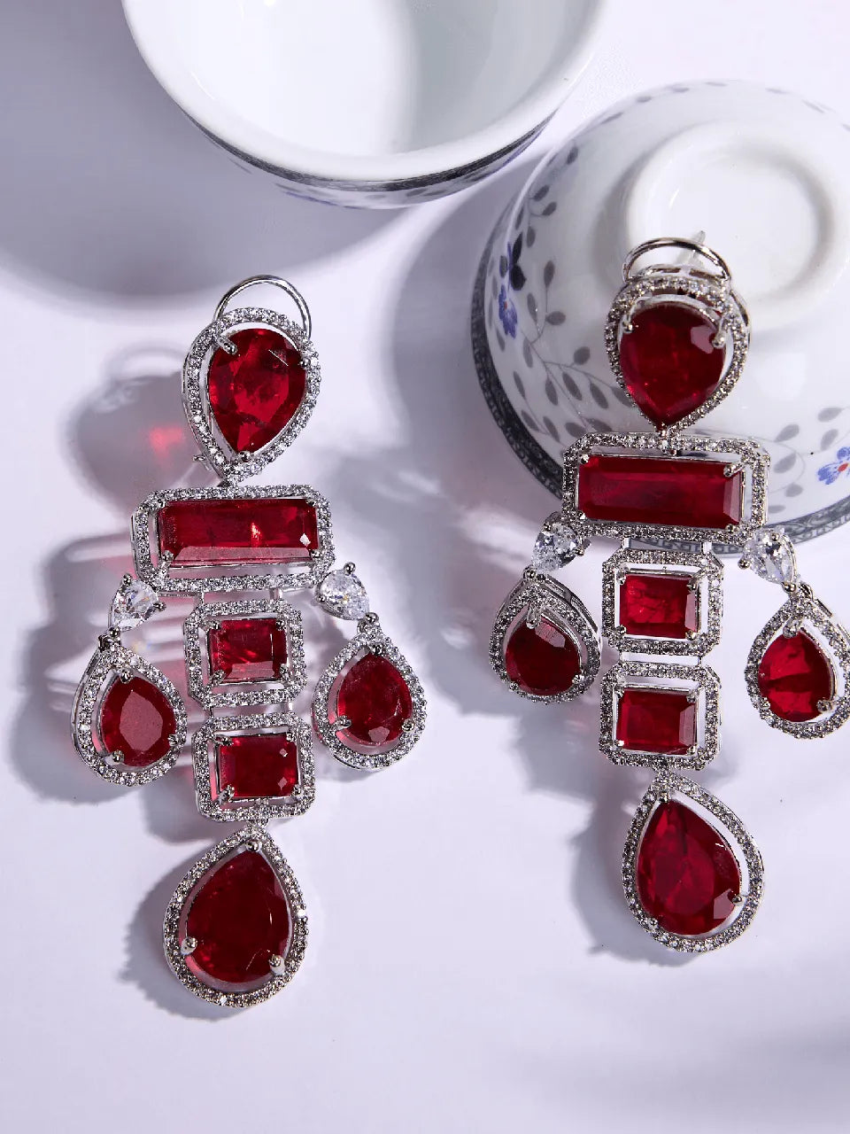 Ruby Sparkle Earrings