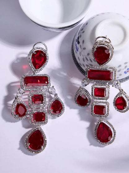 Ruby Sparkle Earrings