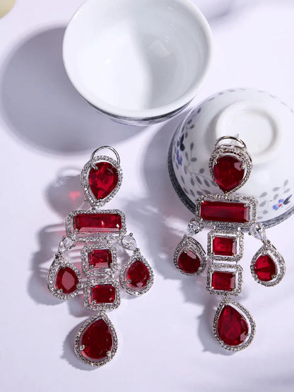 Ruby Sparkle Earrings