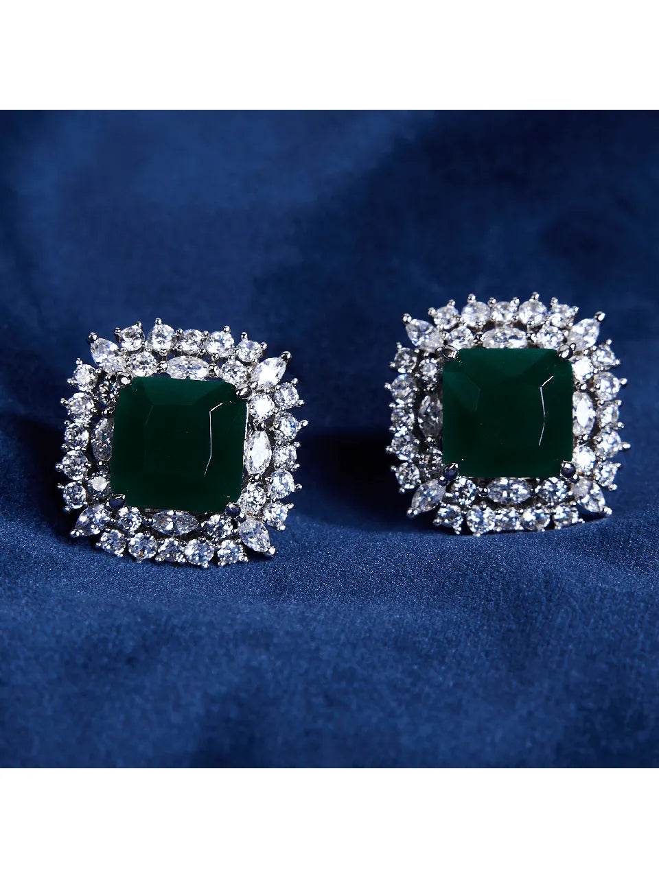 Enchanted Emerald Studs