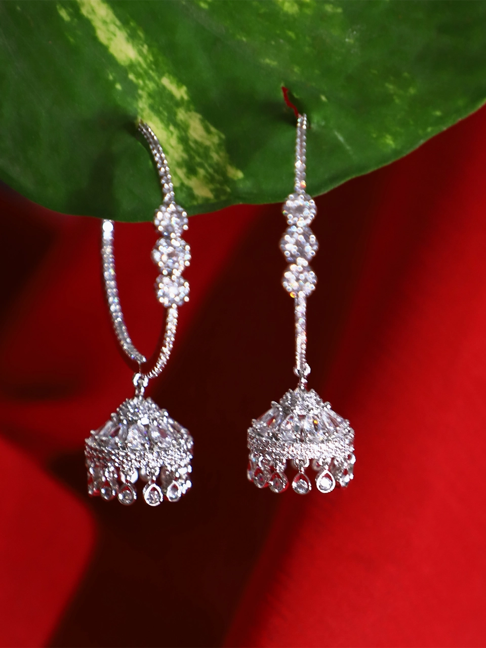 Alishba Hoop Jhumka Earrings