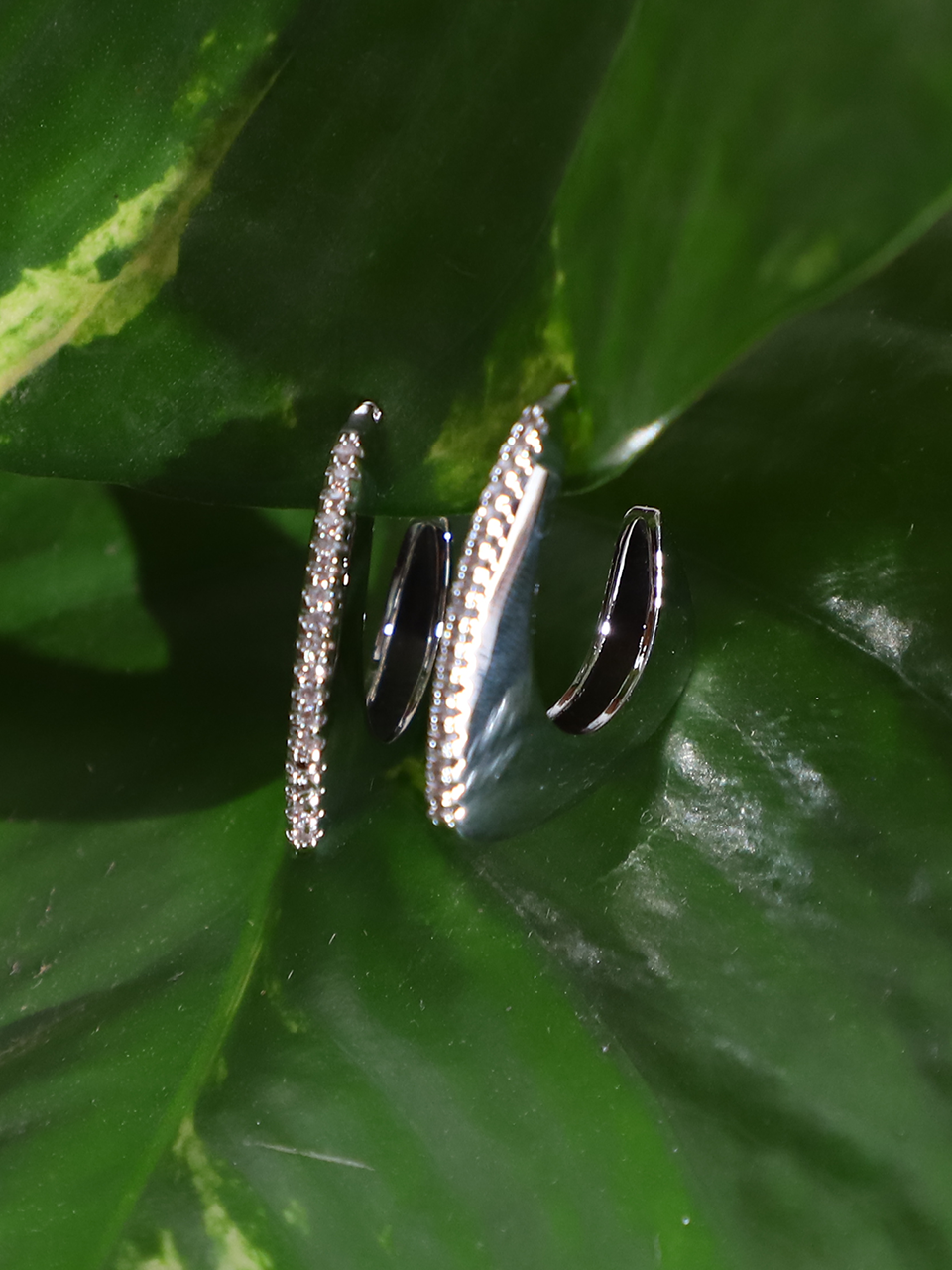Glimmering Horizon Hoops