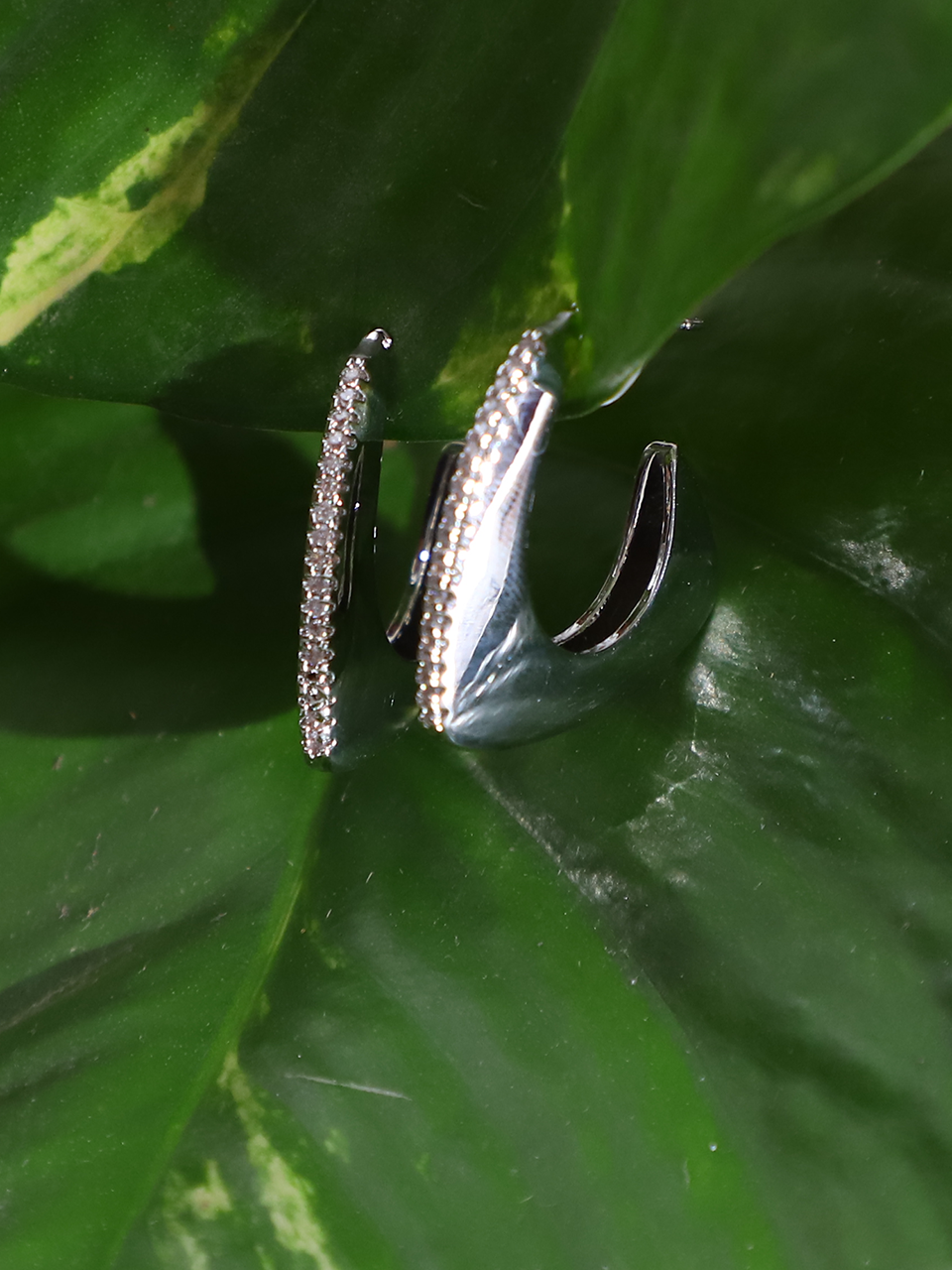Glimmering Horizon Hoops