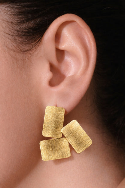 Leaflet Charm Earrings